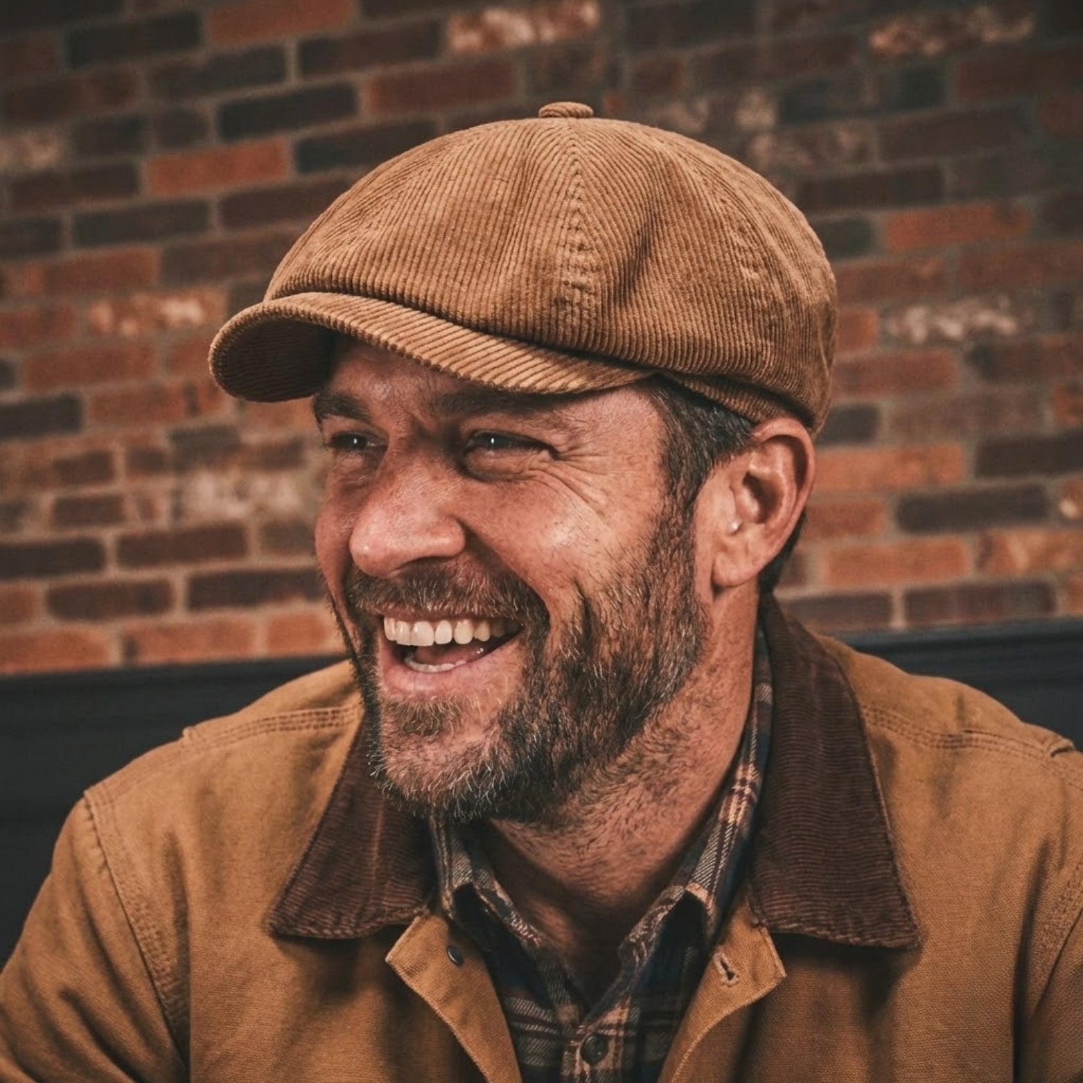 Heavy Cord Woodsman Newsboy