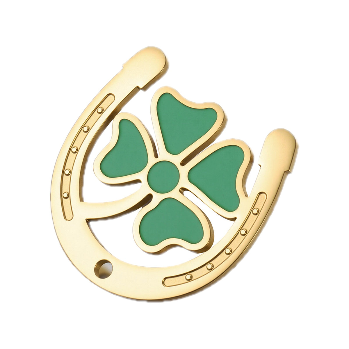The Gold Lucky Horseshoe Pin